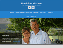 Tablet Screenshot of dominicanmissions.org